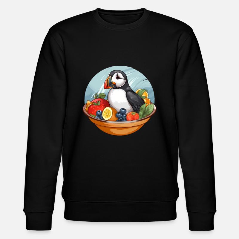 Macareux - Sweat bio CHANGER Stanley/Stella Unisexe - noir