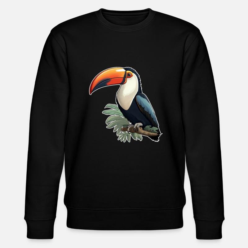 Toucan Oiseau exotique - Sweat bio CHANGER Stanley/Stella Unisexe - noir