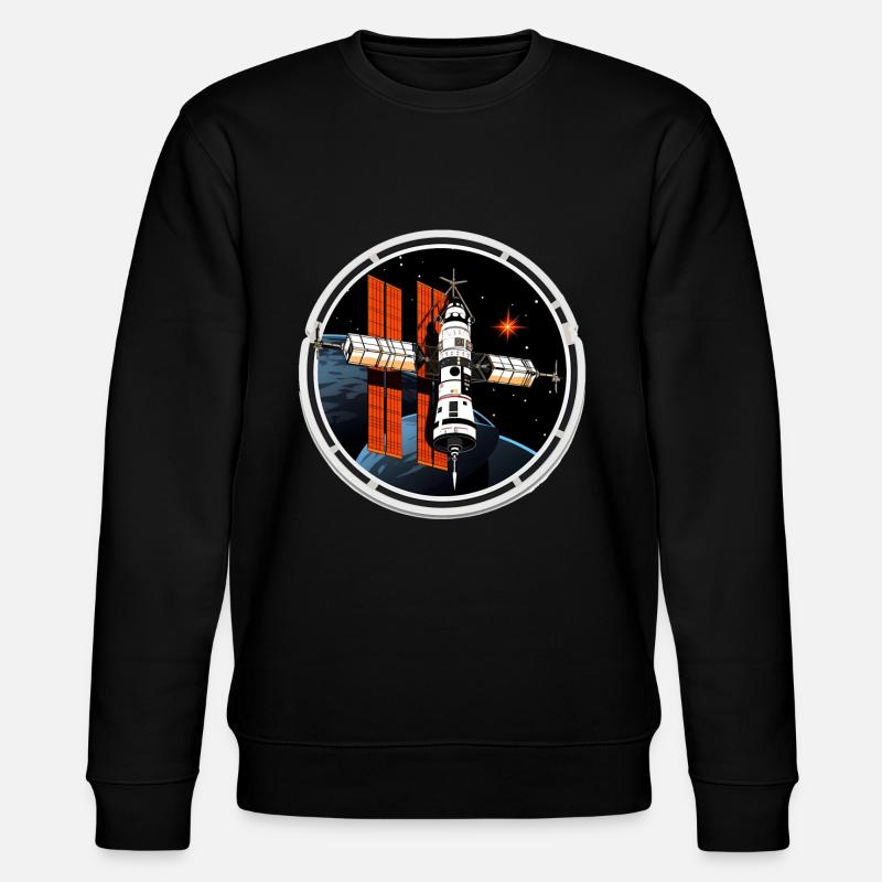 Satellite spatial - Sweat bio CHANGER Stanley/Stella Unisexe - noir