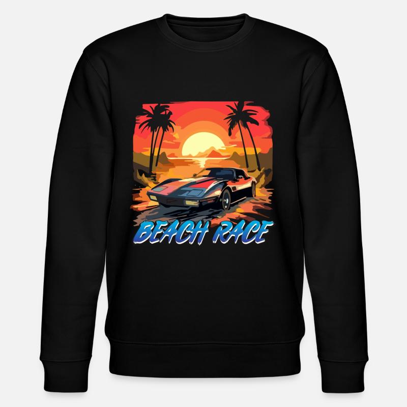 COURSE PLAGE - Sweat bio CHANGER Stanley/Stella Unisexe - noir