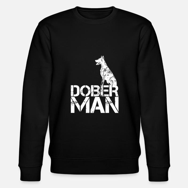 Doberman Pinscher Dobermann Geschenke - Stanley/Stella Unisex Bio-Sweatshirt CHANGER  - Schwarz