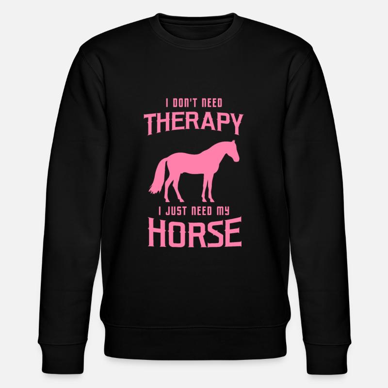 Équitation à cheval Chevaux - Sweat bio CHANGER Stanley/Stella Unisexe - noir