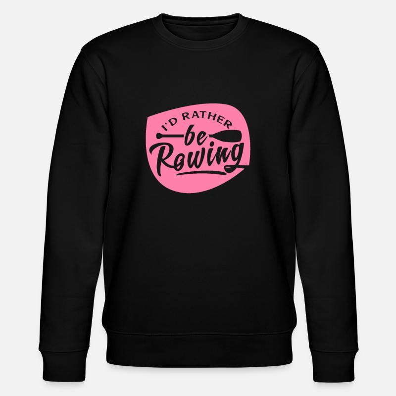 Rameur aviron aviron aviron aviron - Sweat bio CHANGER Stanley/Stella Unisexe - noir