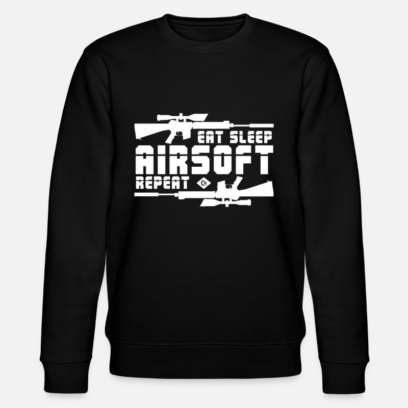 Airsoft Match - Stanley/Stella CHANGER Unisex Organic Sweatshirt - black