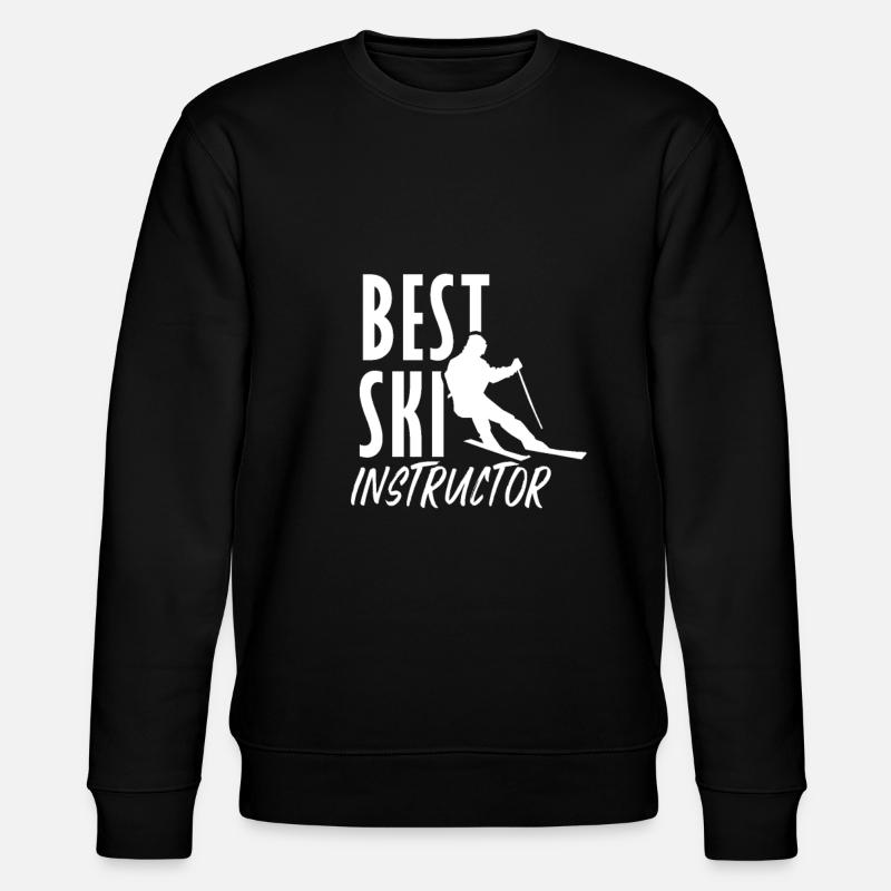 Ski instructor - Stanley/Stella CHANGER Unisex Organic Sweatshirt - black