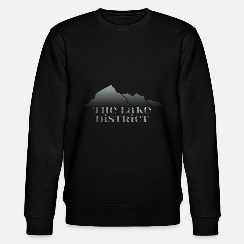 Der Lake District - Stanley/Stella Unisex Bio-Sweatshirt CHANGER  - Schwarz
