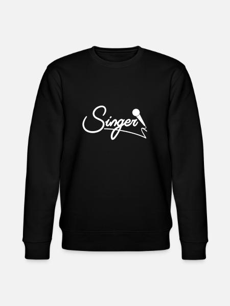 Singer Singer Singer Singer - Stanley/Stella CHANGER Unisex Organic Sweatshirt - black