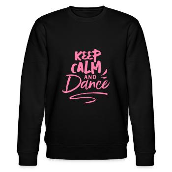 Dance - Stanley/Stella CHANGER Unisex Organic Sweatshirt - black - Front - Nik (191cm) & Marisol (170cm)