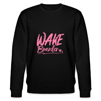 Wakeboard - Stanley/Stella Unisex Bio-Sweatshirt CHANGER  - Schwarz - Vorne - Nik (191cm) & Marisol (170cm)