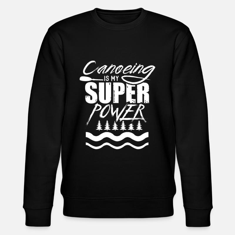 Canoë canoë canoë canoë - Sweat bio CHANGER Stanley/Stella Unisexe - noir