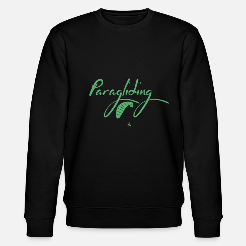 Paragliding Paragliding Paragliding Paragliding - Stanley/Stella CHANGER Unisex Organic Sweatshirt - black