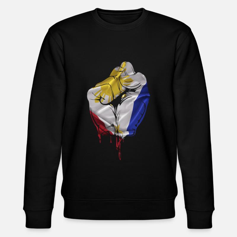 Philippinisches Land Faust Geschenk - Stanley/Stella Unisex Bio-Sweatshirt CHANGER - Schwarz