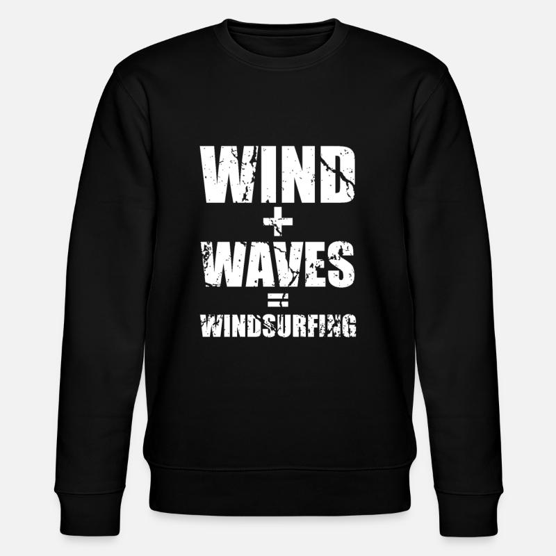 Windsurfen - Stanley/Stella Unisex Bio-Sweatshirt CHANGER  - Schwarz