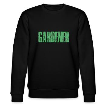 Gardeners Gardening Gardening Gardening - Stanley/Stella CHANGER Unisex Organic Sweatshirt - black - Front - Nik (191cm) & Marisol (170cm)