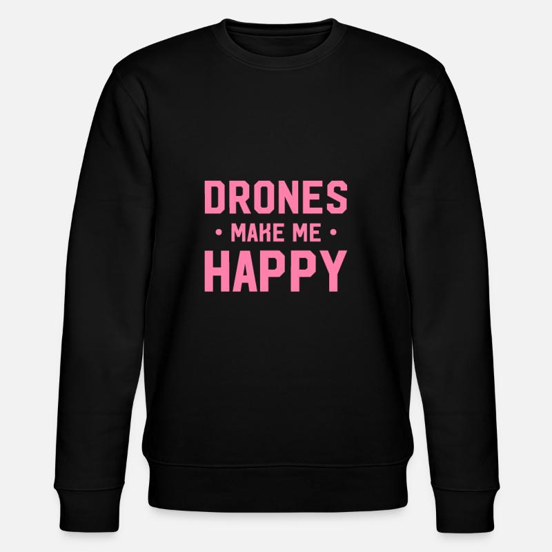 Drone - Sweat bio CHANGER Stanley/Stella Unisexe - noir