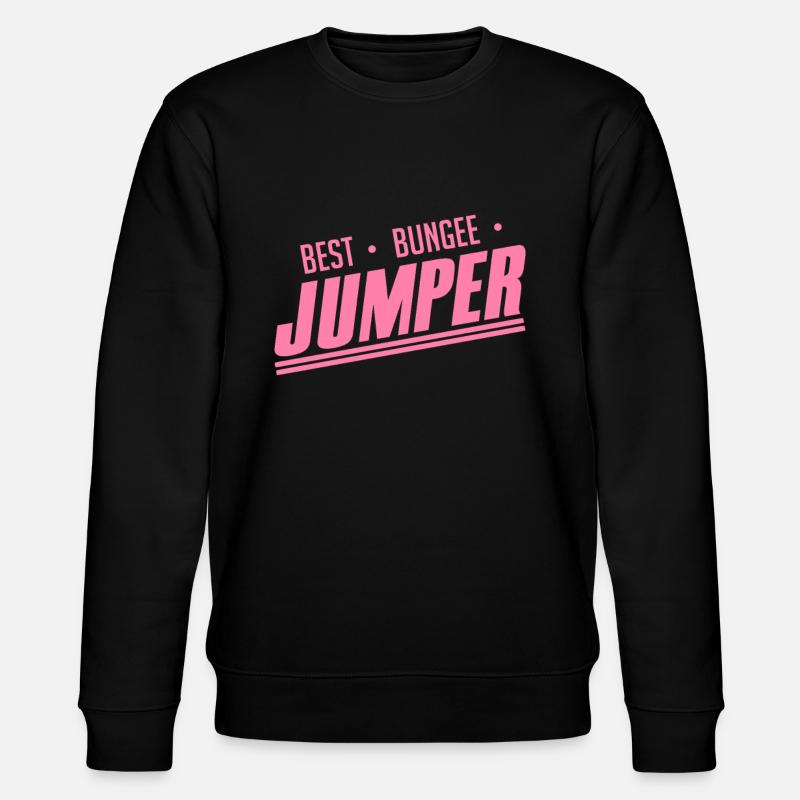 Bungee Jumping - Stanley/Stella CHANGER Unisex Organic Sweatshirt - black