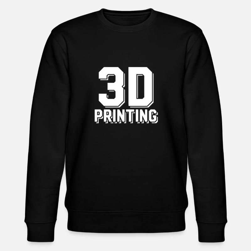 3D Printer - Stanley/Stella CHANGER Unisex Organic Sweatshirt - black
