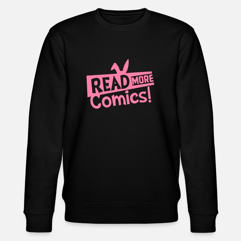 comics - Stanley/Stella CHANGER Unisex Organic Sweatshirt - black