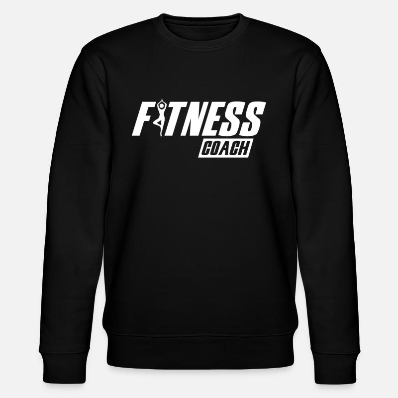 Fitnessstudio Fitnesstrainer - Stanley/Stella Unisex Bio-Sweatshirt CHANGER - Schwarz