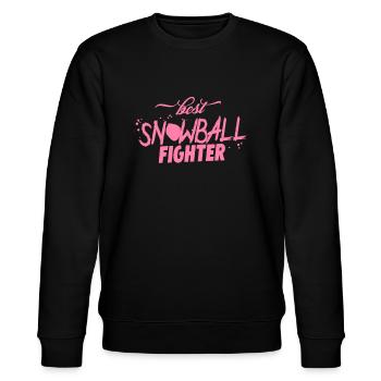 Snow Fight - Sweat bio CHANGER Stanley/Stella Unisexe - noir - Devant - Nik (191cm) & Marisol (170cm)