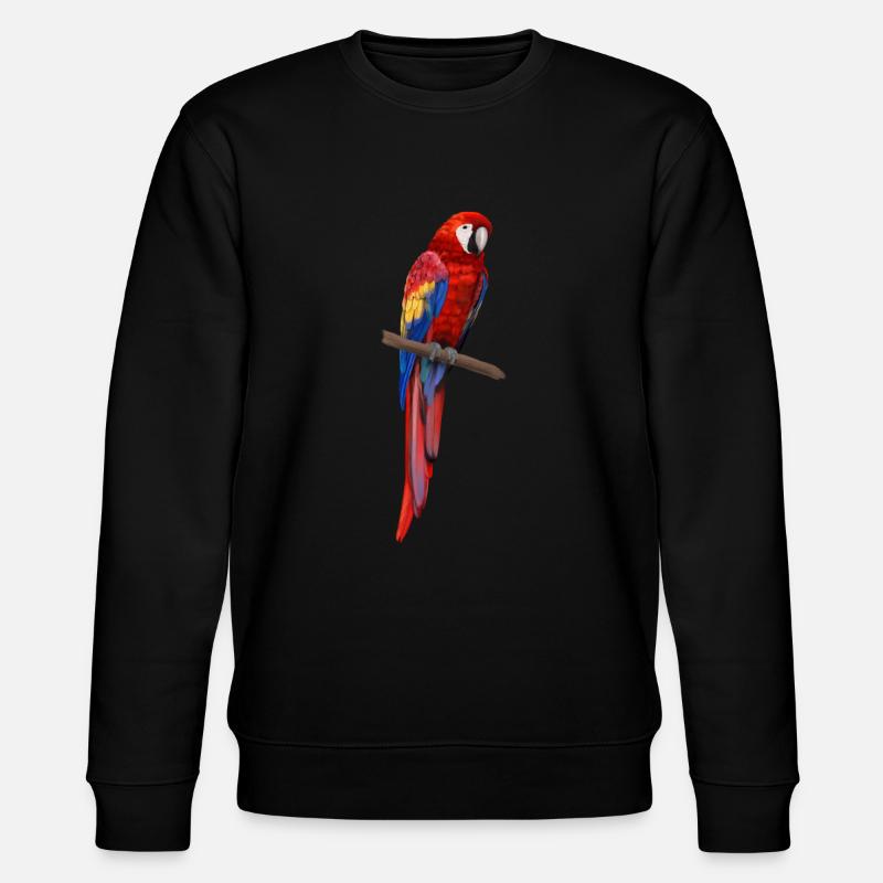 Parrot - Ara parrot - Stanley/Stella CHANGER Unisex Organic Sweatshirt - black