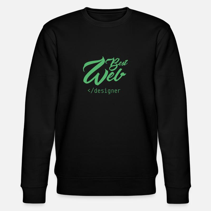 Web Entwickler - Stanley/Stella Unisex Bio-Sweatshirt CHANGER  - Schwarz