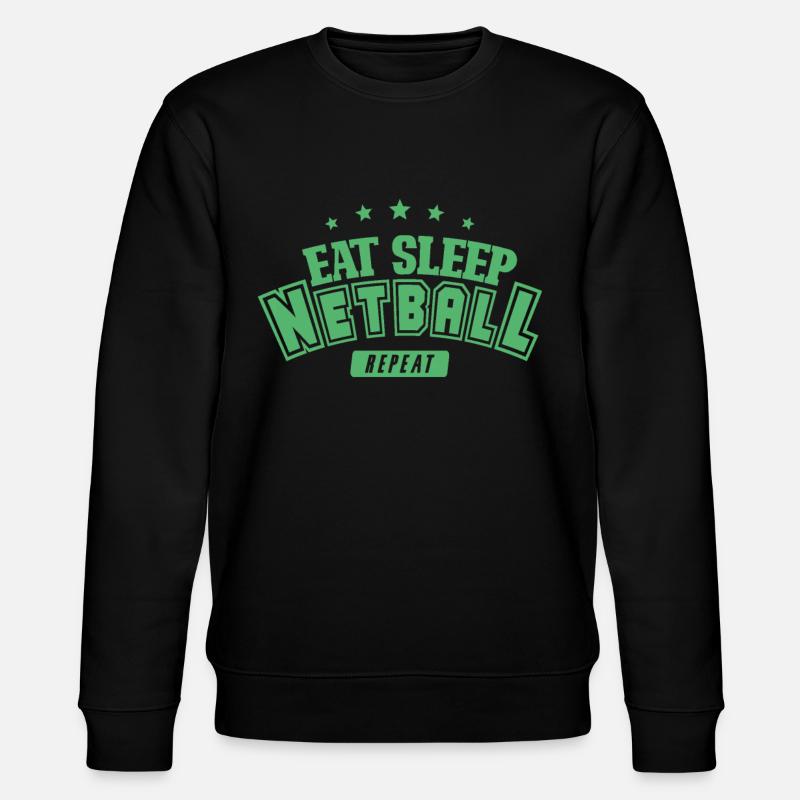 netball - Stanley/Stella CHANGER Unisex Organic Sweatshirt - black