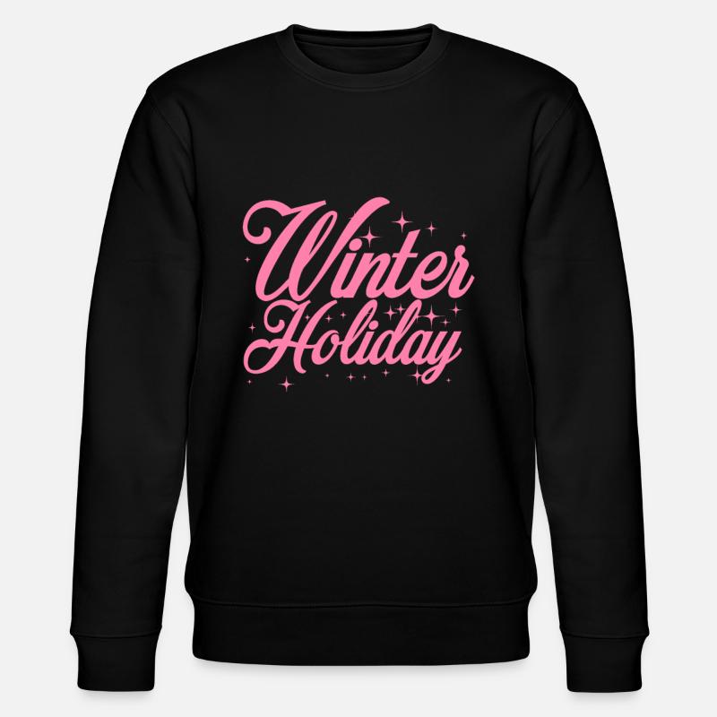 Winterurlaub Trip - Stanley/Stella Unisex Bio-Sweatshirt CHANGER  - Schwarz