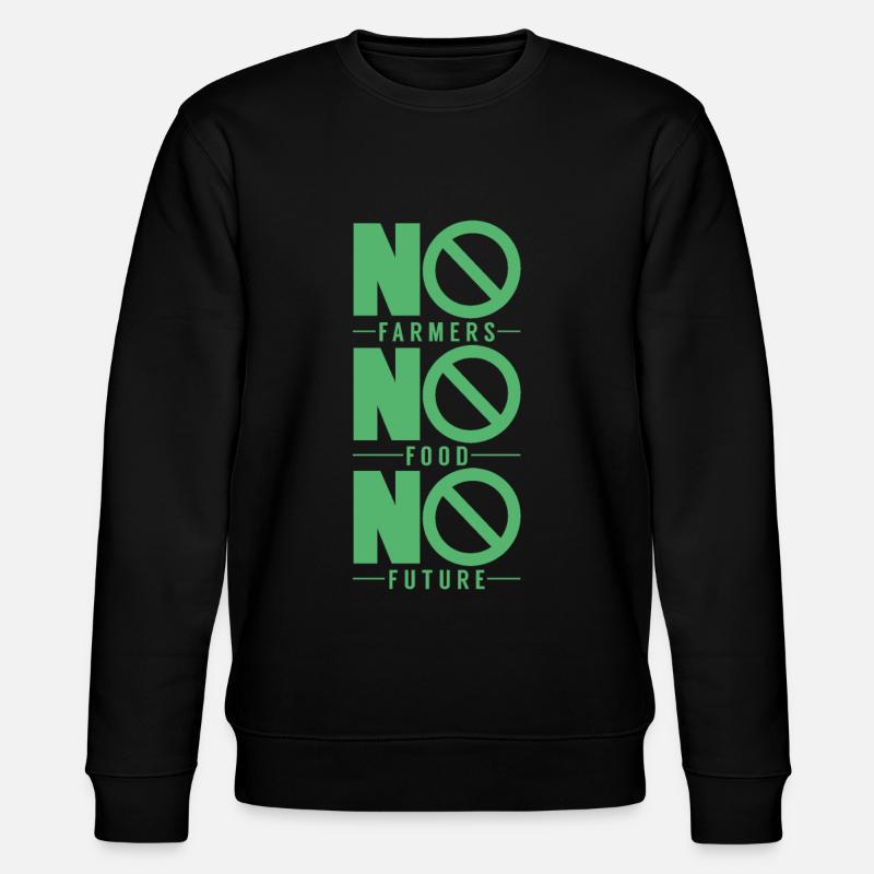 Bauernprotest - Stanley/Stella Unisex Bio-Sweatshirt CHANGER  - Schwarz