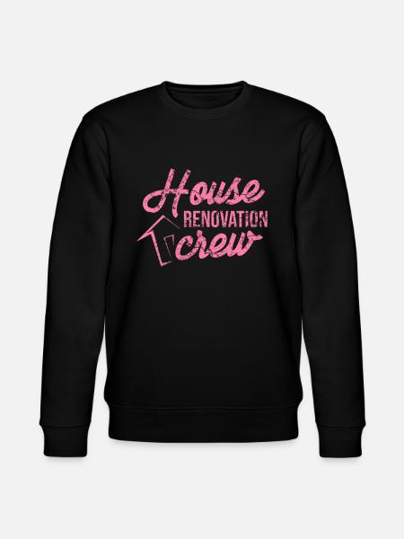 Renovation team renovation renovation modernization - Stanley/Stella CHANGER Unisex Organic Sweatshirt - black