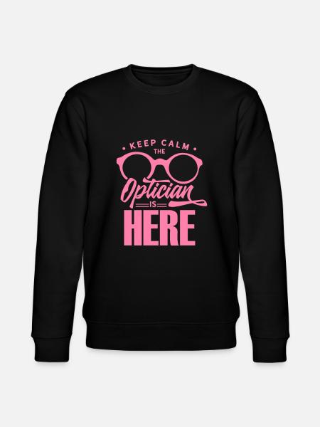 Optician Optician Optics Profession Team - Stanley/Stella CHANGER Unisex Organic Sweatshirt - black