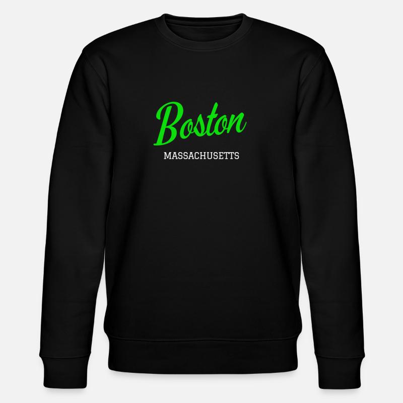 Boston - Stanley/Stella CHANGER Unisex Organic Sweatshirt - black