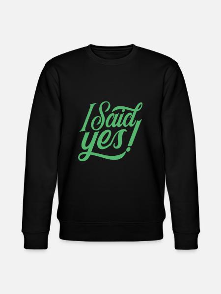 Marriage proposal - Stanley/Stella CHANGER Unisex Organic Sweatshirt - black