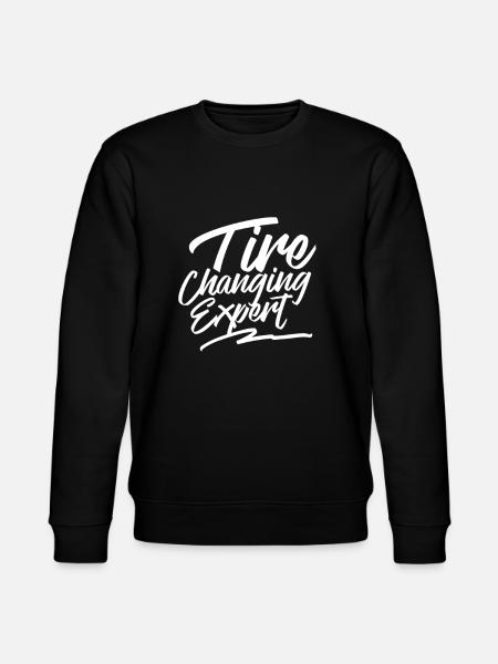 Tire change expert - Stanley/Stella CHANGER Unisex Organic Sweatshirt - black