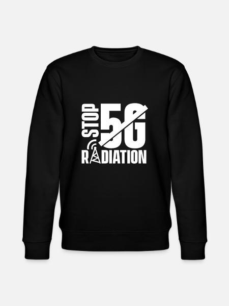 Stops 5G radiation - Stanley/Stella CHANGER Unisex Organic Sweatshirt - black