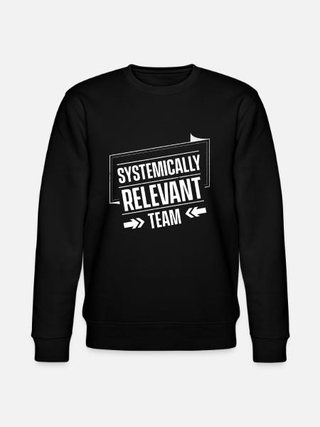 Arbeiter Essenziell Relevant Beruf Systemrelevant - Stanley/Stella Unisex Bio-Sweatshirt CHANGER - Schwarz