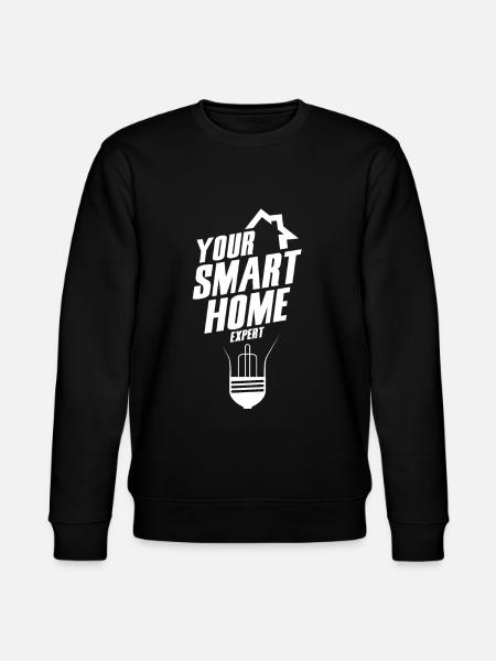 Smart Home Expert Smart Home Smart Home - Stanley/Stella Uniseks bio-sweatshirt CHANGER - zwart