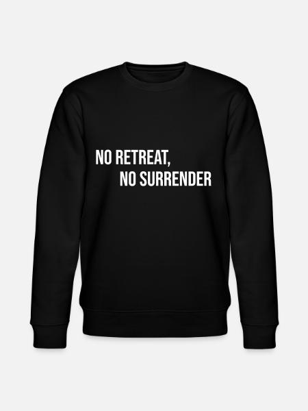 Pas de retraite ni capitulation - Sweat bio CHANGER Stanley/Stella Unisexe - noir