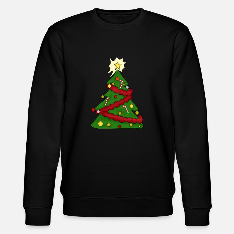 tannenbaum - Stanley/Stella Unisex Bio-Sweatshirt CHANGER  - Schwarz