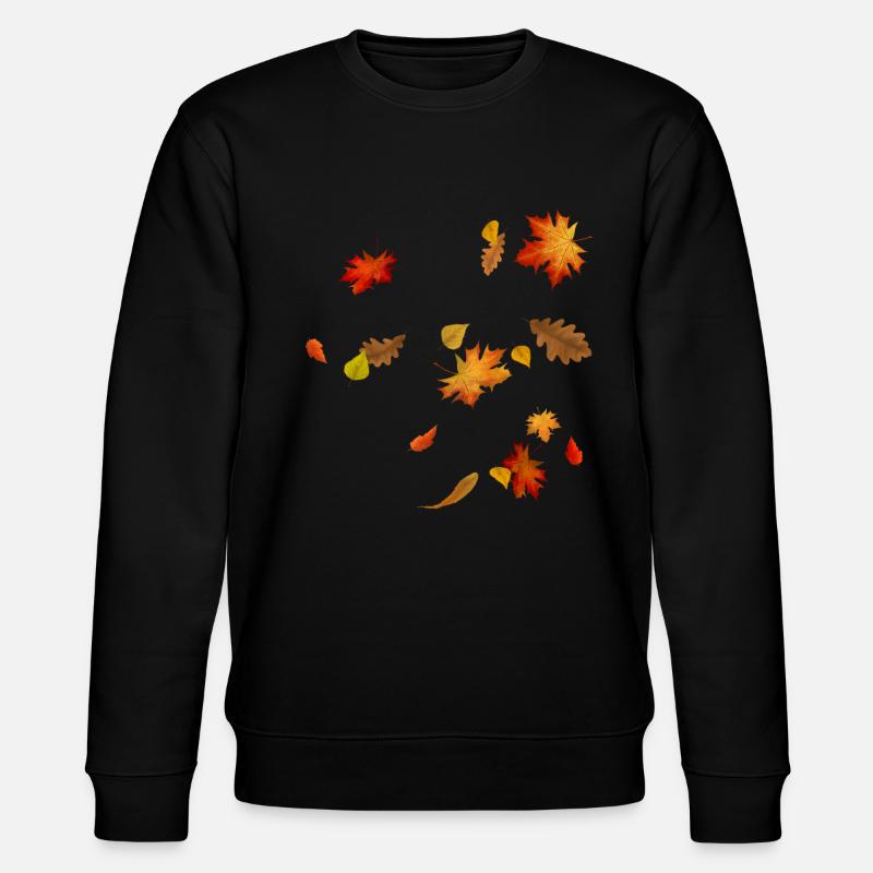 Belles feuilles d'automne - Sweat bio CHANGER Stanley/Stella Unisexe - noir