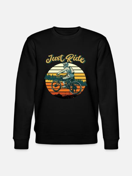 Vélos vélos vélo rétro vélo - Sweat bio CHANGER Stanley/Stella Unisexe - noir