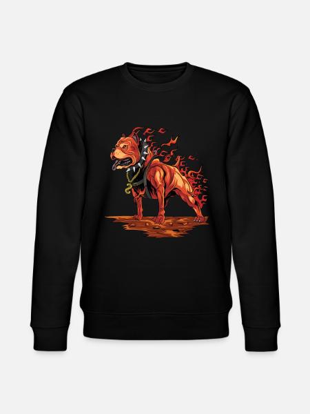 Pitbull Dog Pet Dog Dog - Stanley/Stella CHANGER Unisex Organic Sweatshirt - black