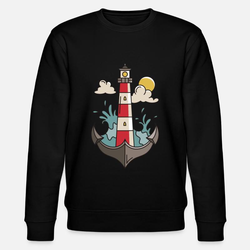 Bateau bateau - Sweat bio CHANGER Stanley/Stella Unisexe - noir