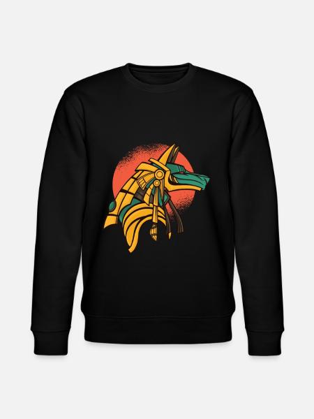 Mythologie égyptienne Anubis Pyramiede Toteng dieu - Sweat bio CHANGER Stanley/Stella Unisexe - noir