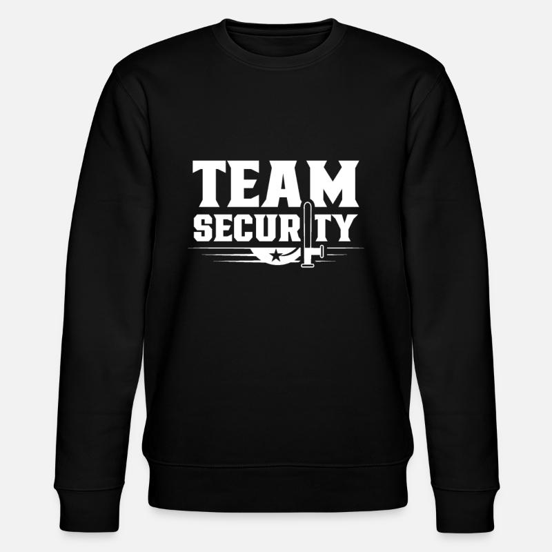 Team Sicherheit Sicherheitsmann Security Wachmann - Stanley/Stella Unisex Bio-Sweatshirt CHANGER  - Schwarz