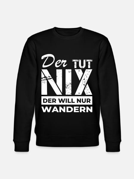 Wanderer - Wandern - Stanley/Stella Unisex Bio-Sweatshirt CHANGER - Schwarz