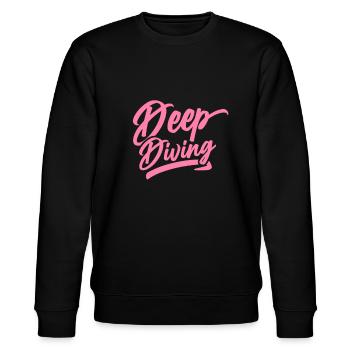 Tieftauchen Taucherin Tieftaucher Scuba - Stanley/Stella Unisex Bio-Sweatshirt CHANGER  - Schwarz - Vorne - Nik (191cm) & Marisol (170cm)