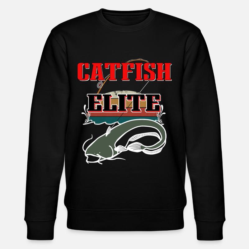 Catfish Elite - Stanley/Stella Unisex Bio-Sweatshirt CHANGER  - Schwarz