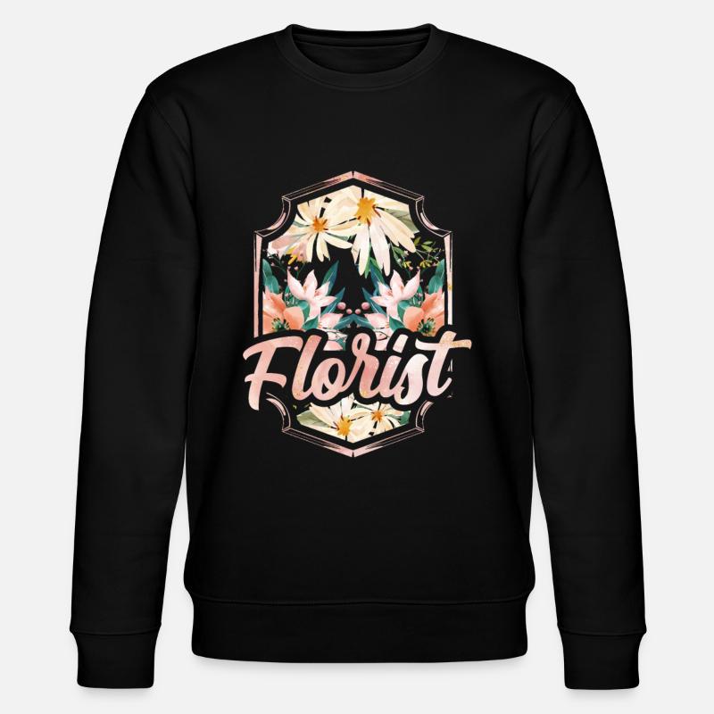 Fleuriste Fleuriste Plante Fleuriste Profession - Sweat bio CHANGER Stanley/Stella Unisexe - noir