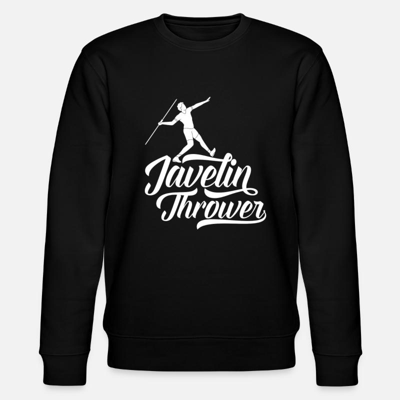 Speerwerfer Speerwurf Speerwerfen Speer - Stanley/Stella Unisex Bio-Sweatshirt CHANGER  - Schwarz